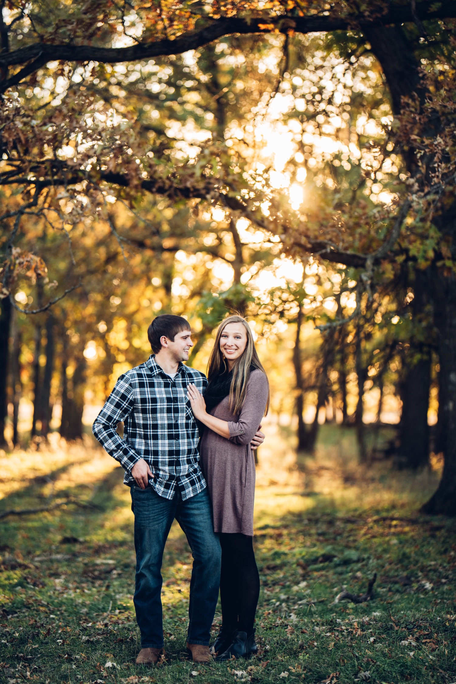 Central Minnesota engagement session filled with light