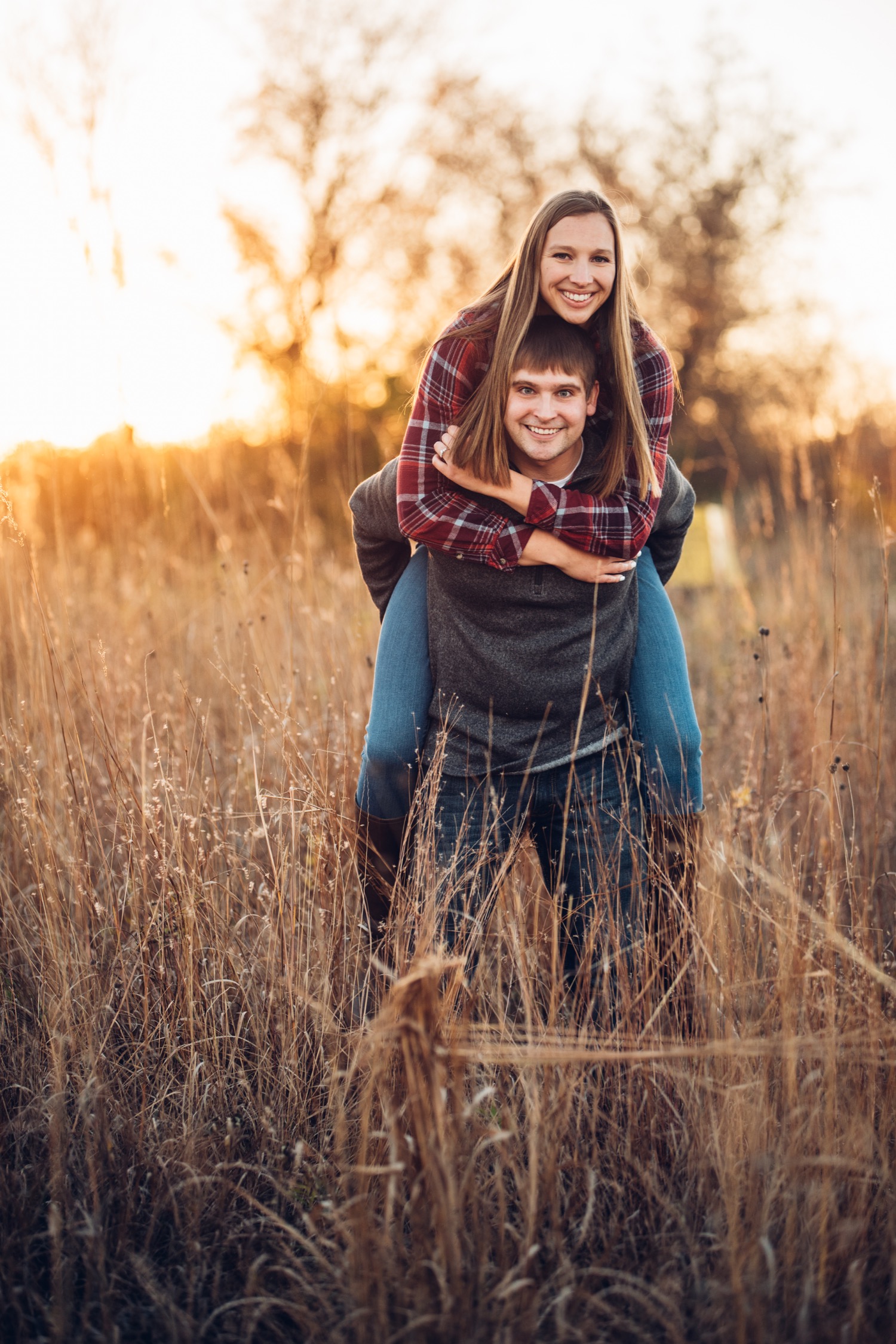 Central Minnesota engagement session filled with light